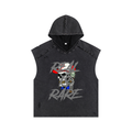 Snow Washed Boxy Hooded Tank Top