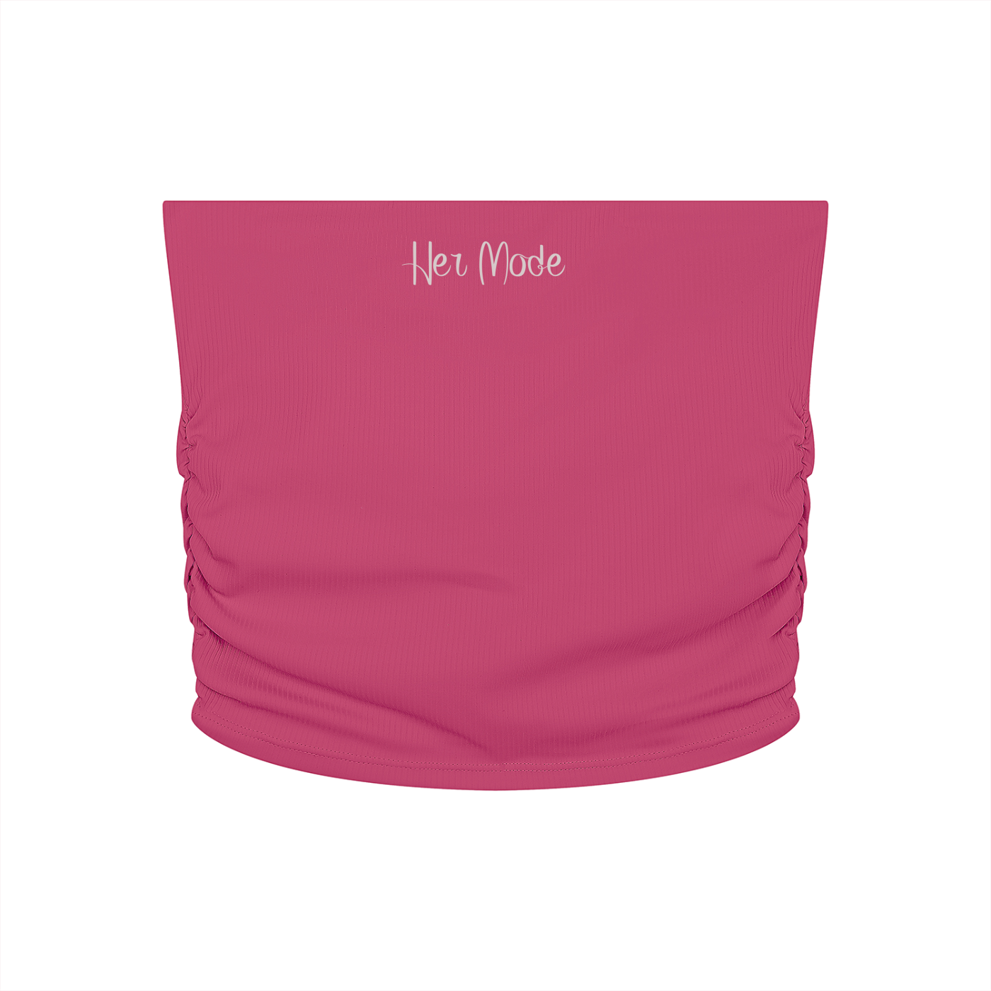 Women’s Ruched Cropped Yoga Tube Top