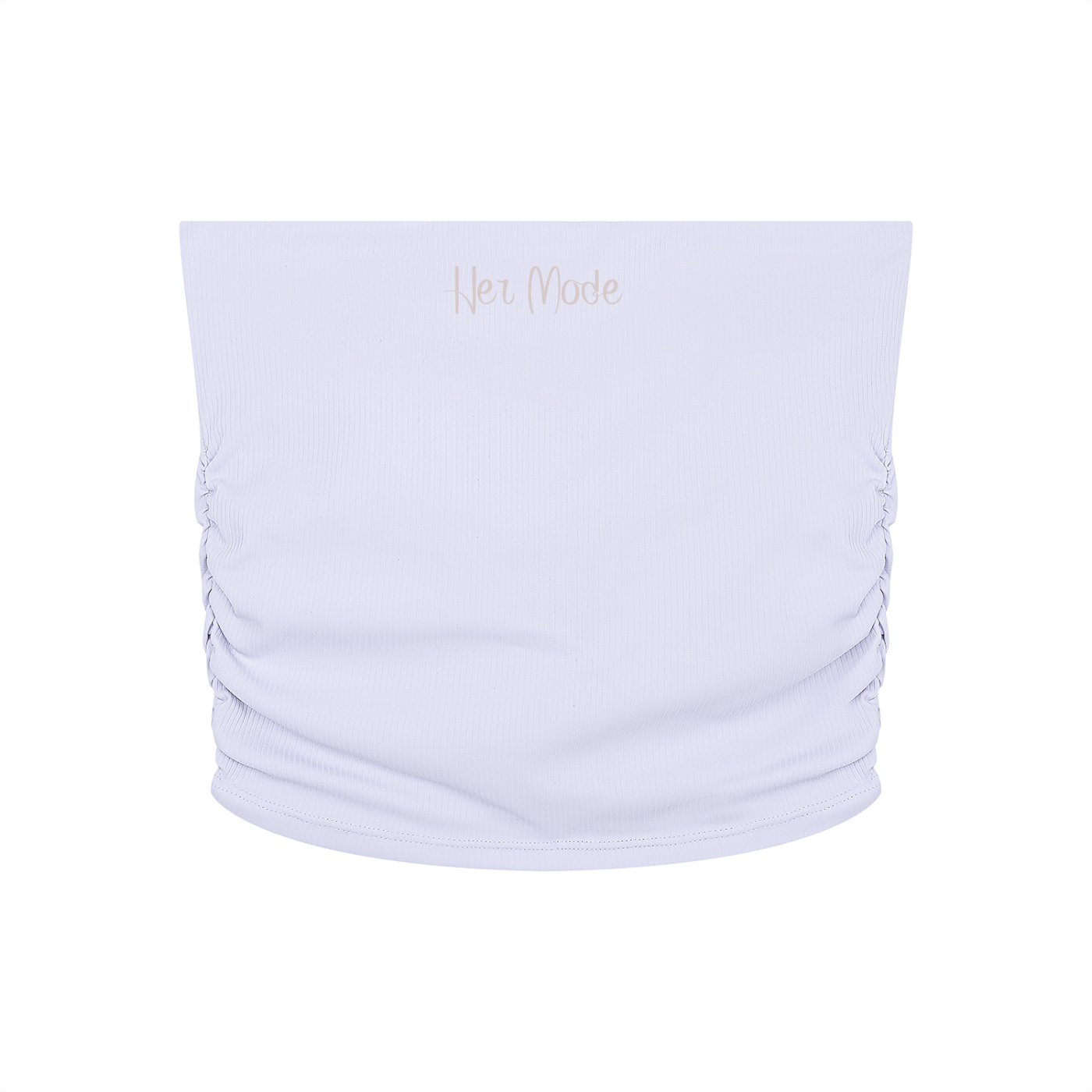 Women’s Ruched Cropped Yoga Tube Top