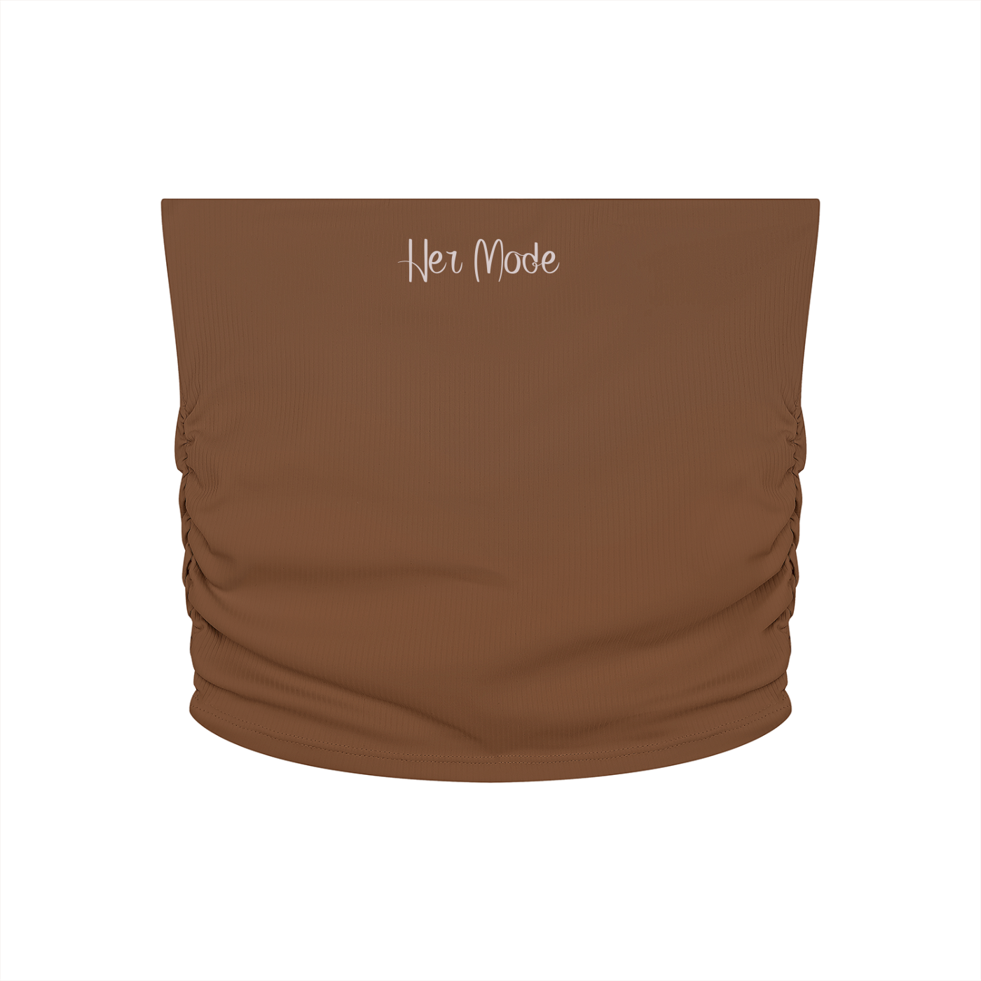 Women’s Ruched Cropped Yoga Tube Top