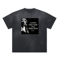Hand-Frayed Sunfade Paint Splatter T-Shirt