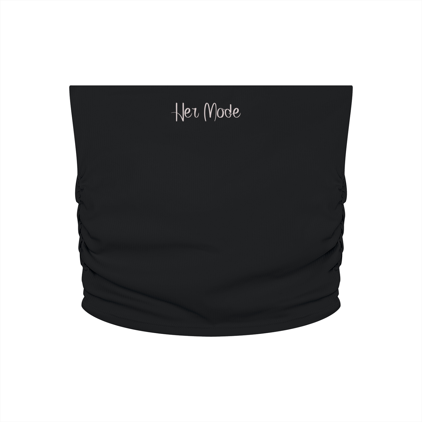 Women’s Ruched Cropped Yoga Tube Top