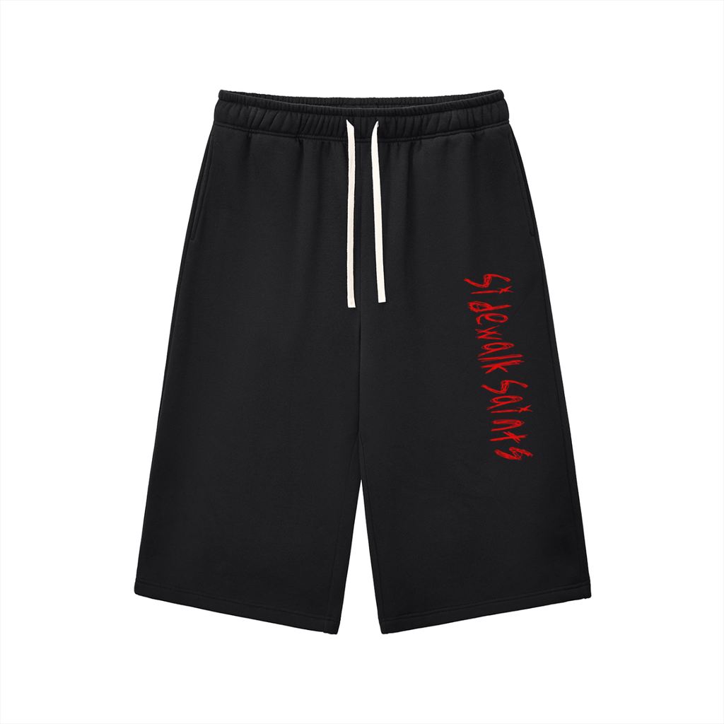 Relaxed Drawstring Three-quarter Sweatpants