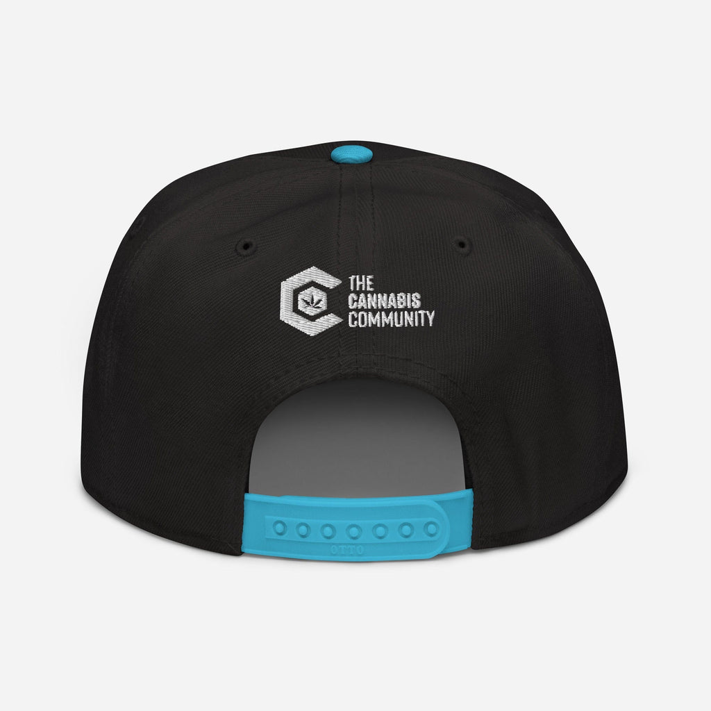 Golden Goat Cannabis Snapback Hat