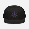 Purple Haze Marijuana Snapback Hat