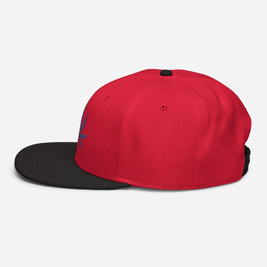 Purple Haze Marijuana Snapback Hat