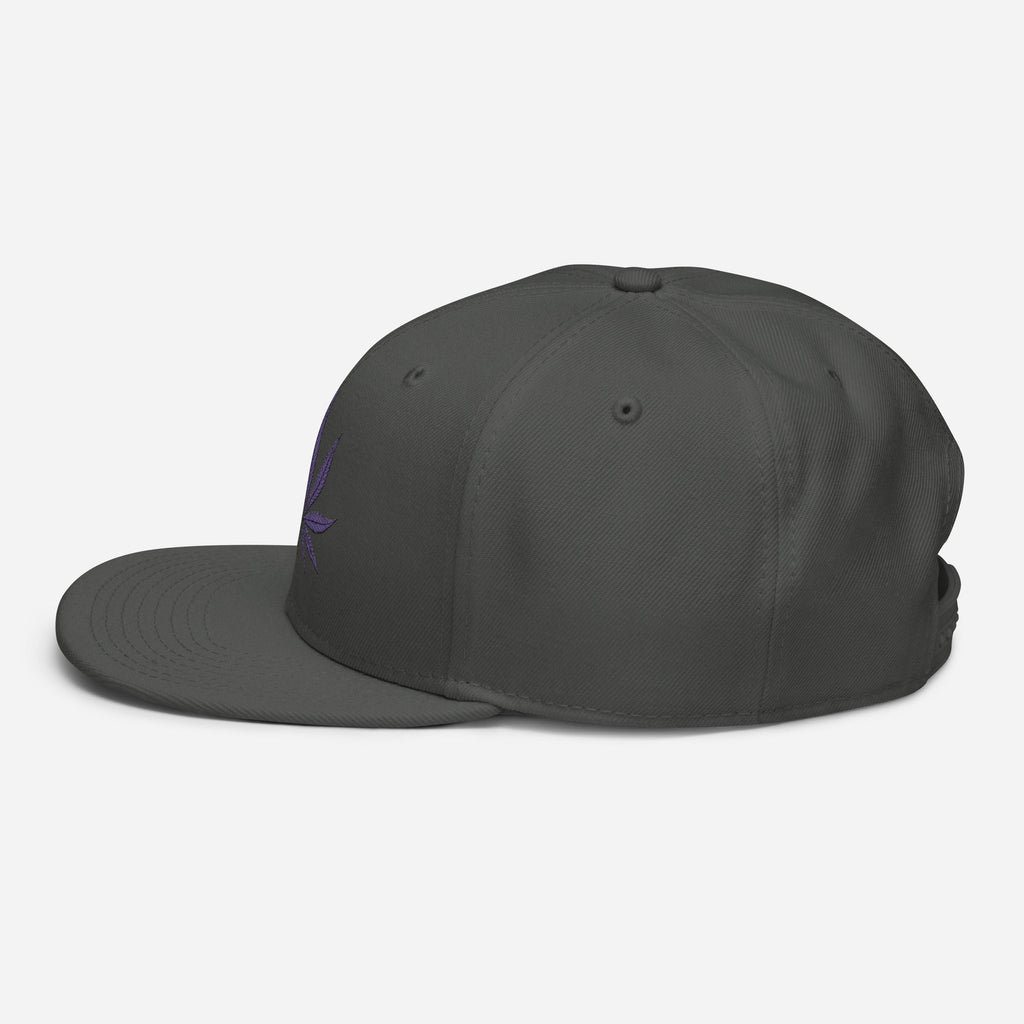 Purple Haze Marijuana Snapback Hat