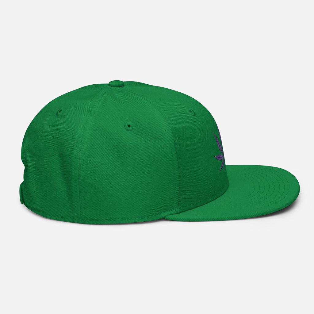 Purple Haze Marijuana Snapback Hat