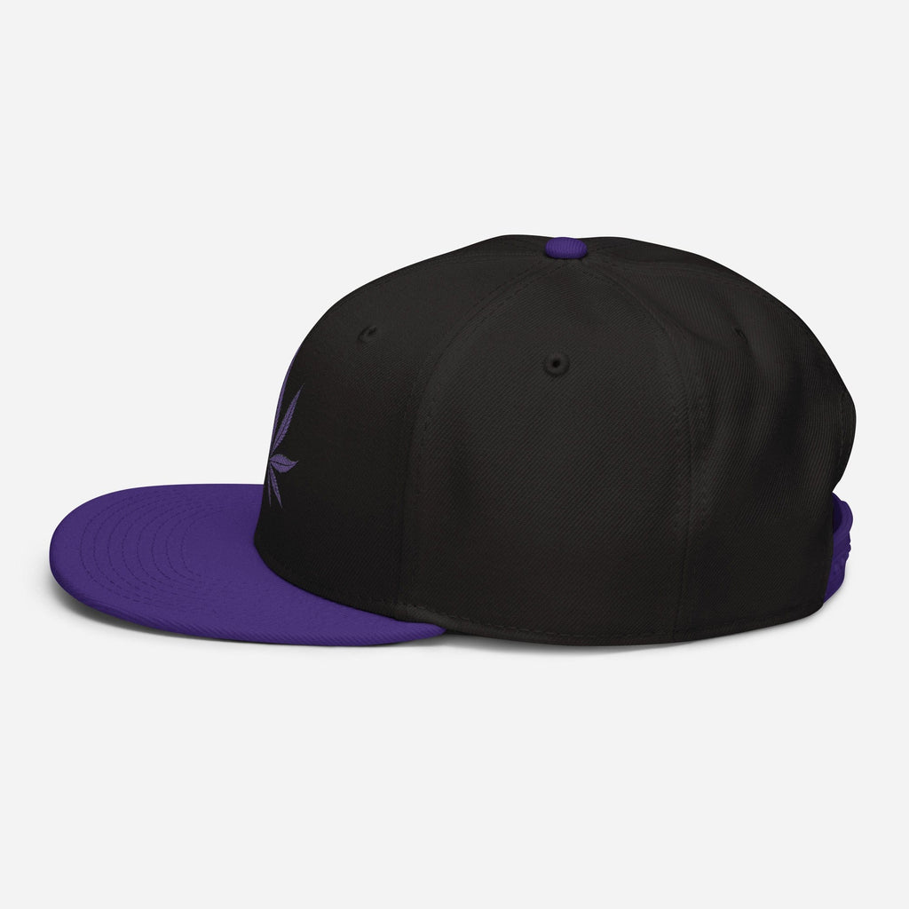 Purple Haze Marijuana Snapback Hat